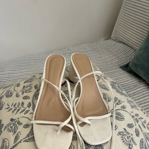 Elegant White Women's Sandals
